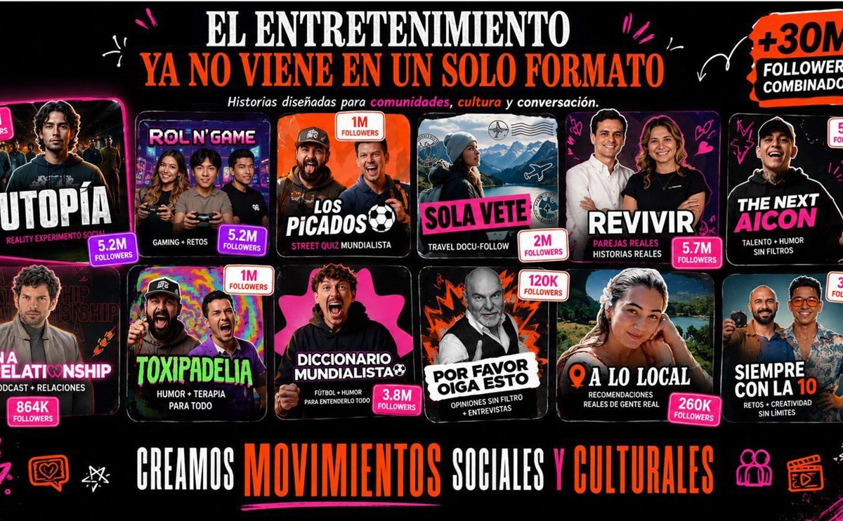 Qué es un social show y por qué una marca querría tener uno